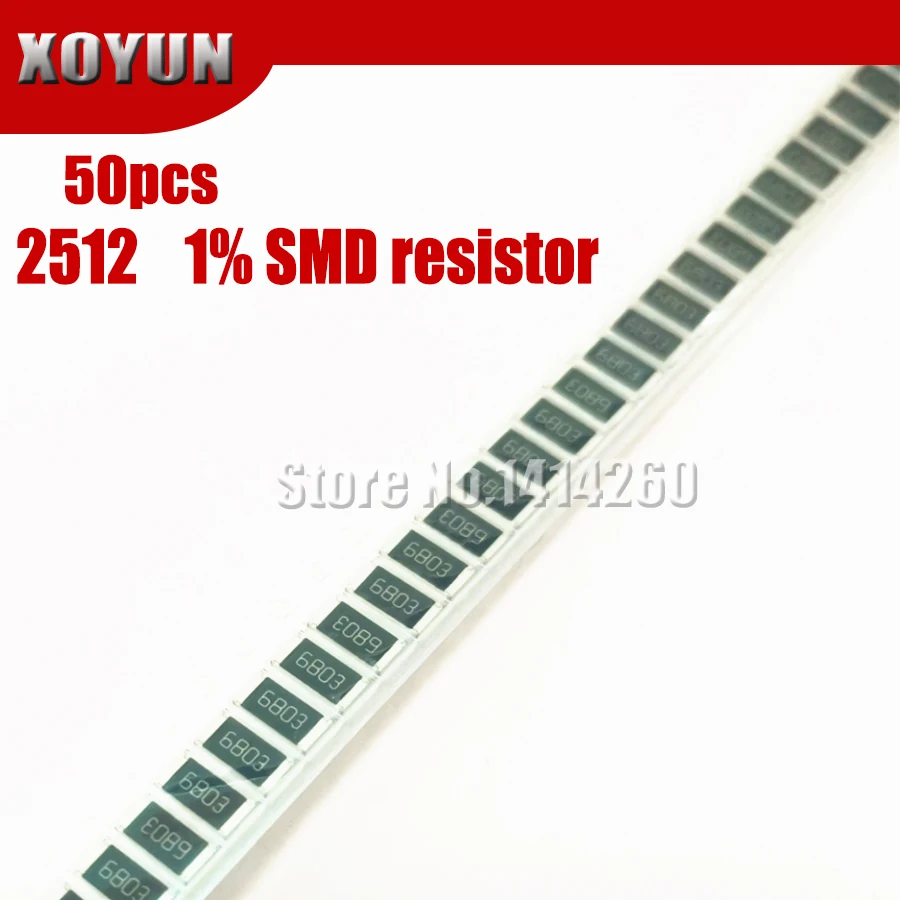 50 шт. 2512 SMD бескорпусный постоянный резистор 1% 1 Вт 0.1R 0.01R 0.05R 0.001R 0.33R 1R 0R 10R 100R 2W 0,001 0,01 0,1 0,33 0,05 1 0 10 100 Ом