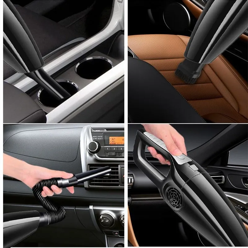 CarHandheld пылесос беспроводной мощный циклон всасывания портативный пылесос для автомобиля дома шерсти домашних животных