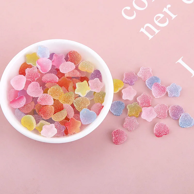 Модные женские милые серьги в Корейском стиле 20 шт. мягкие виде звезд сердечек