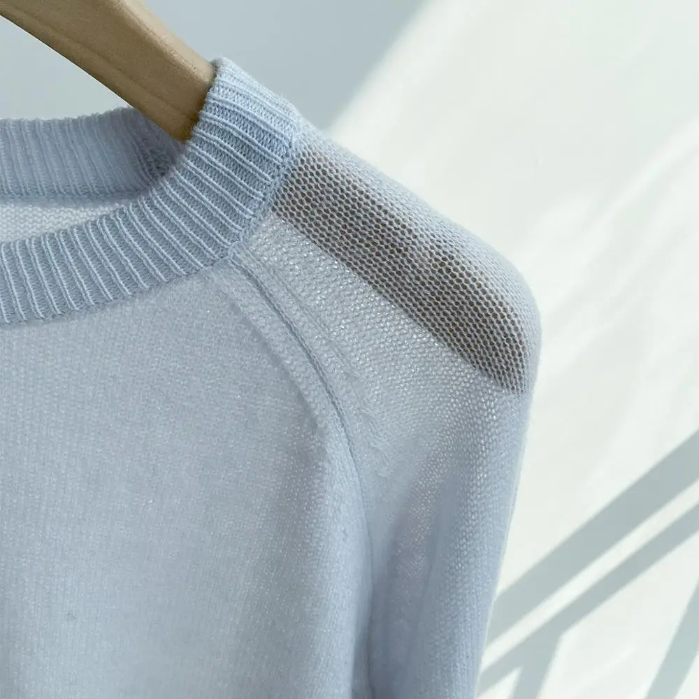 Women's Three Colors Sweater Thin Simple Pullover
