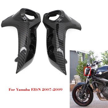 

07-09 FZ6N Motorcycle Headlight Side Bracket Holder Frame Black Plastic Mounting For Yamaha FZ6 FZ6-N FZ-6N 2007 2008 2009