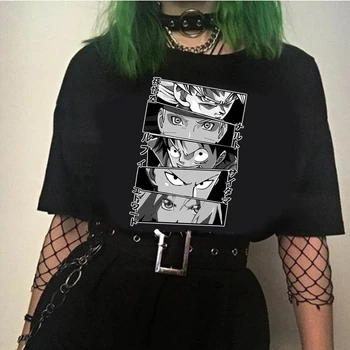 

Anime Heroes T-Shirt Dragon Ball Z Naruto One Piece Tshirt Personality Tops for Men/Women