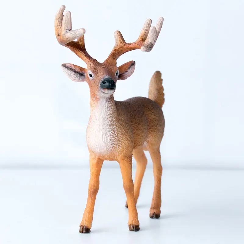 Schleich фигурка животного с белым хвостом пластиковая игрушка модель #14709