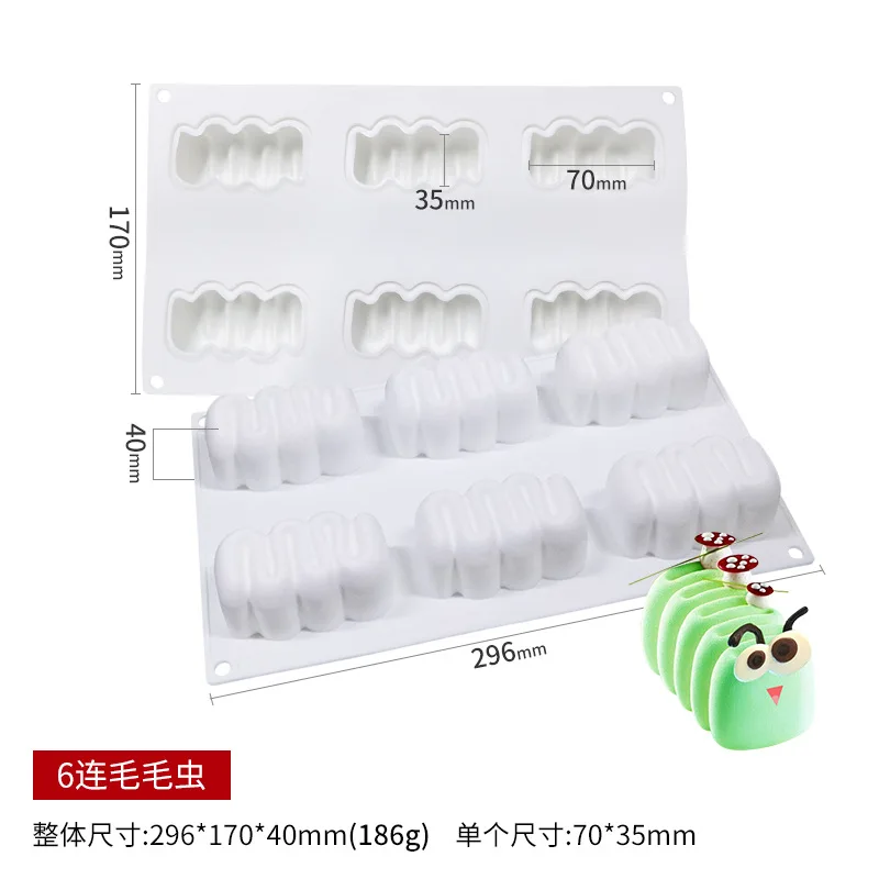 3D InsectShape Soap Molds Handmade Soap Making Food Grade Silicone Cake Decoration Mould