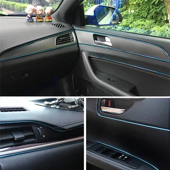

5m Car Style Interior Trim With Decorative Molding Fascia Dashboard Door Edge Universal Car Auto Parts Car accessories