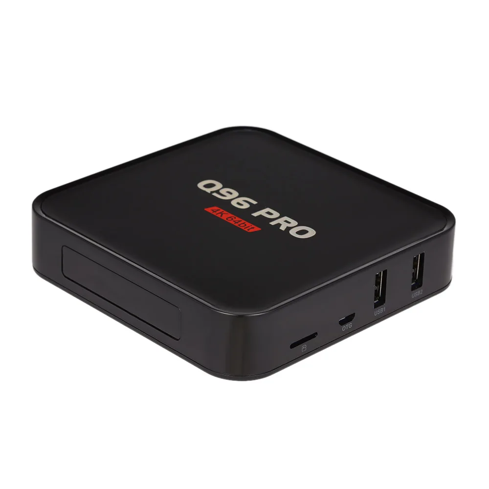 docooler Q96 PRO Smart TV Box Amlogic S905 Quad-core 64 Bit 4K Android 7.1 tv box 1GB 8GB 2.4G WiFi 100M LAN H Media Player