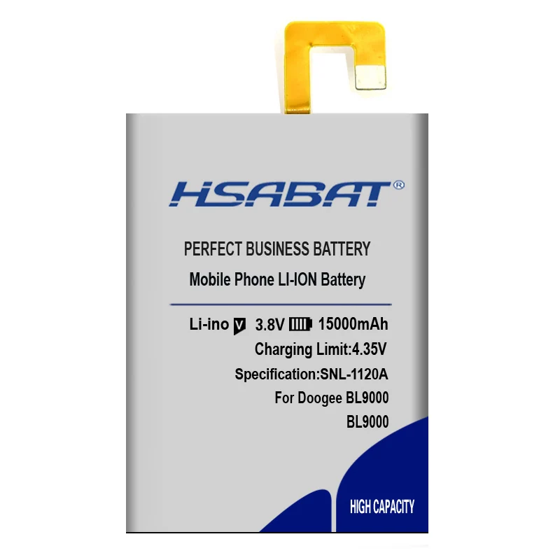 HSABAT аккумулятор 15000 мАч для Doogee BL9000