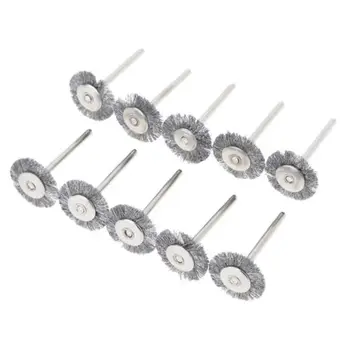 

20Pcs Wire Stainless Steel Cup Brushes Wheels Rotary Tool For Die Grinder 3/4