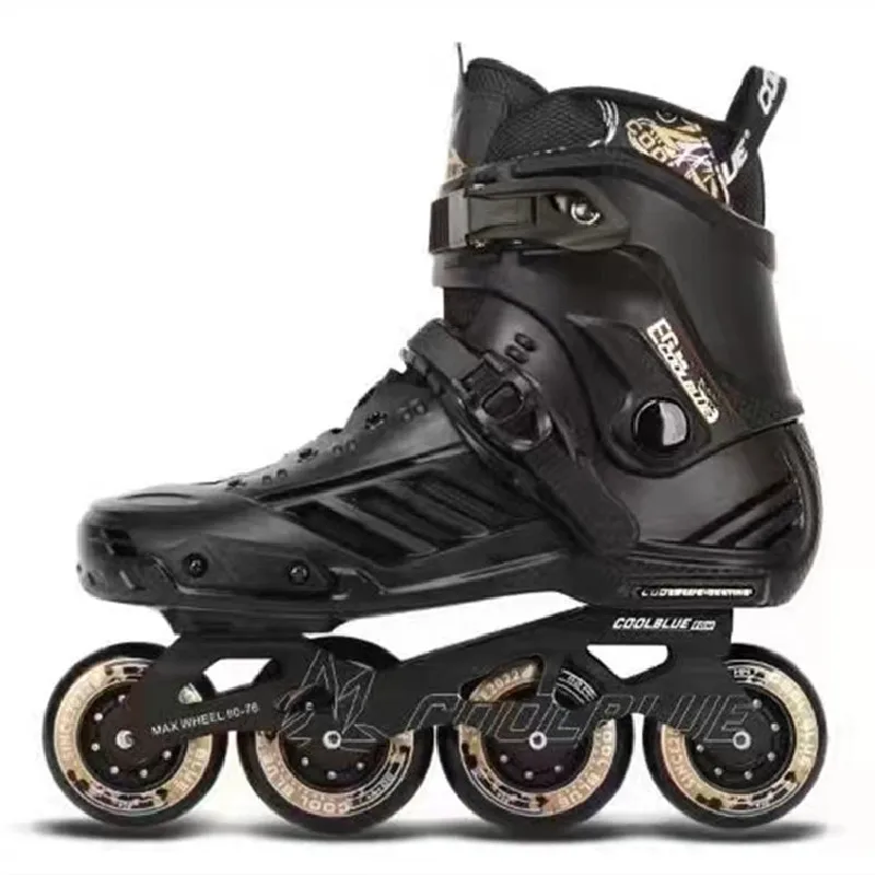 Moda Emg Studenti Pattini A Rotelle Scarpe 4 Ruote Slalom Roller 3 Ruote 110Mm Speed Race Street Pattinaggio Su Strada Sneaker R5 Balance