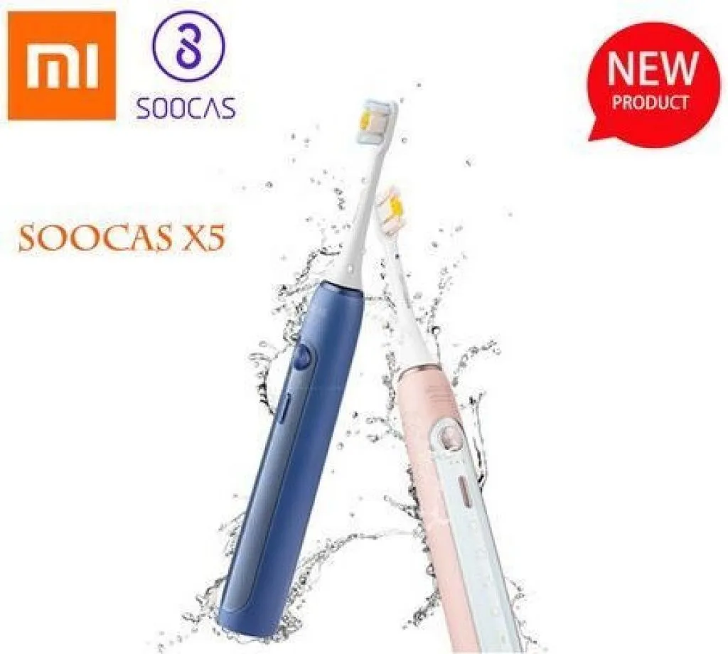 Зубная Электрощетка Soocas X5 Sonic Electric Toothbrush (Синий) Мощность 2 W Влагозащита IPX7