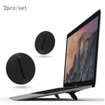 

2pcs Adjustable Mini Portable Invisible Laptop Stand Universal Desktop Keyboard Holder Cooling Pad Riser For Macbook Air Drop