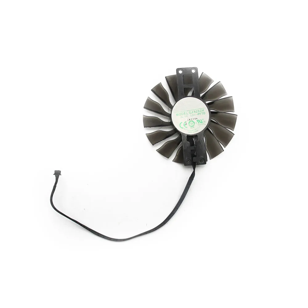 Для PALIT GeForce RTX 2080 Ti GamingPro OC RTX 2080Ti двойное графическое охлаждение для видеокарты вентилятор GA91S2U DC12V 0.40A