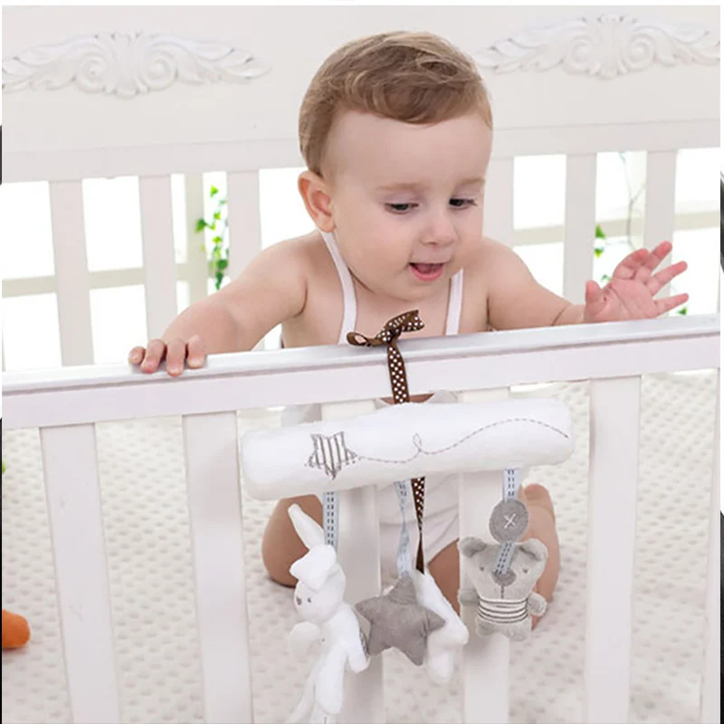 IMBABY, плюшевый кролик, звезда, милый мягкий музыкальный кролик, медведь, звезды, детский Декор для спальни, музыкальный мобильный телефон, вокруг кроватки