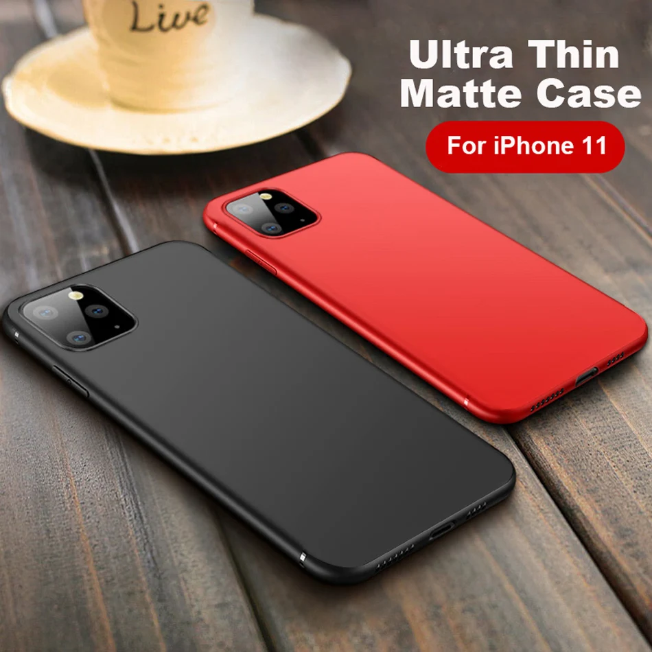 

Case for iPhone 11 Pro Max Soft TPU Case Ultra Thin bumper case for iPhone 11 Pro case cover frosted Shockproof covers