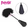SM Feather Tickled Whip Bondage Punish Fetish Leather Spanking Paddle Play Flogger Lover Riding Crop Pony Sex Toy 1