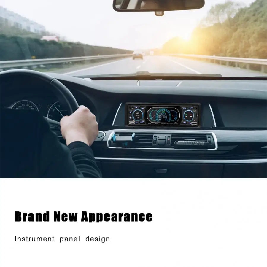 4X60 Вт большой мощности двойной USB Bluetooth Hands-free Быстрая зарядка автомобиля FM радио MP3 Playe