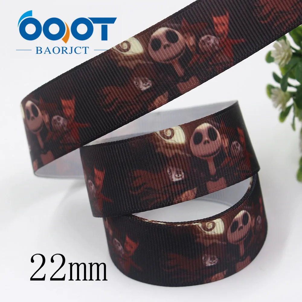 OOOT BAORJCT I-191004-2316, 22 мм, 10 ярдов Хэллоуин серии мультфильм корсажные ленты, праздничные украшения, материалы для ручных поделок
