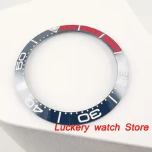 38 мм синий и красный керамический Безель белые метки подходят для 40 мм SUB GMT мужские watch-Q26
