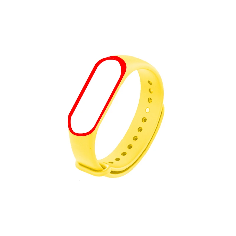 Option 1 Сменный ремешок-браслет для mi Band 4, ремешок на запястье, силиконовый браслет для Xiaomi mi Band 4, ремешок для часов - Цвет: Option 1