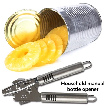 

Stainless Steel Cans Opener Professional Ergonomic Manual Can Opener Side Cut Manual Can Opener High Quality