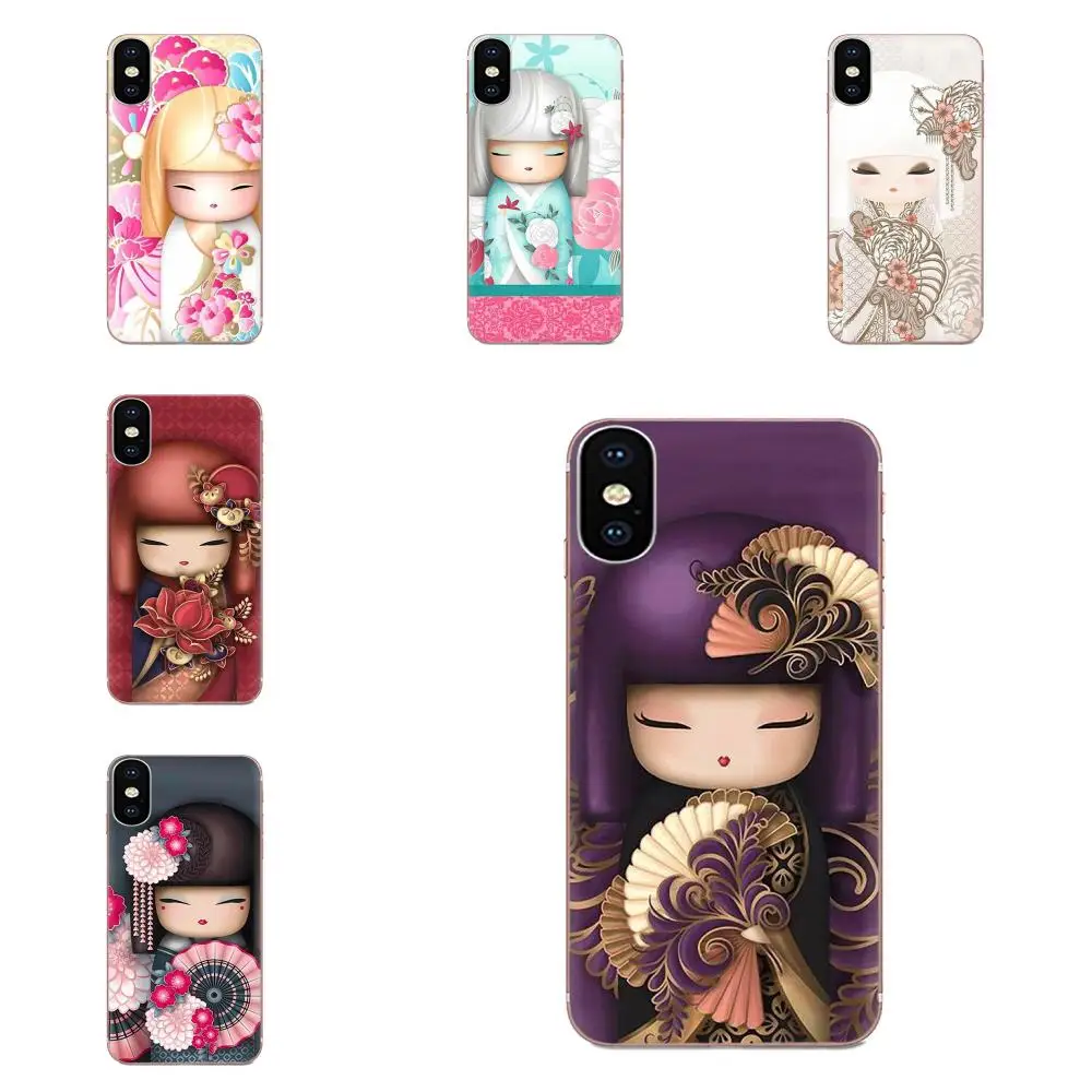 Модный японский мягкий художественный принт Kokeshi для LG G2 G3 G4 G5 G6 G7 K4 K7 K8 K10 K12 K40 Mini Plus