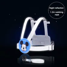 Disney 1,2 m и 1,8 m детский анти-потерянный ремень безопасности Детский анти-потерянный Браслет Анти-потеря Тяговый канат
