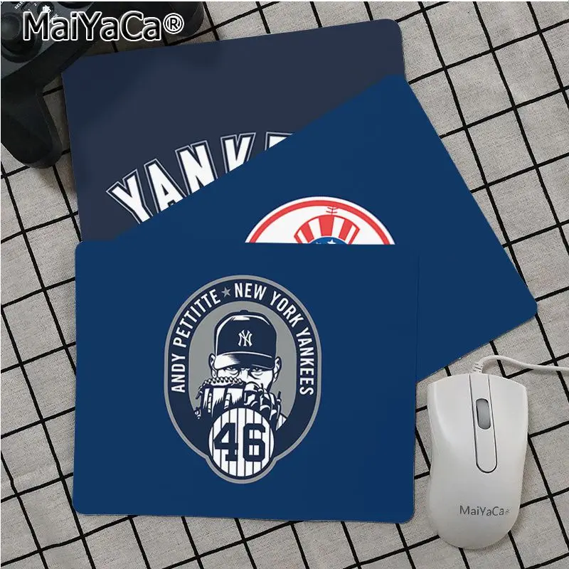 Maiya Высокое качество Нью-Йорк Yankees противоскользящие прочные силиконовые компьютерные коврики Лидер продаж подставка под руку мышь