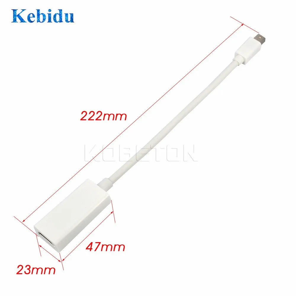 10 шт. мини-дисплей Порт DP к HDMI кабель для Apple Mac Macbook порт дисплея адаптер для MacBook Pro Air