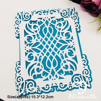 

Metal Cutting die Die Cut Layered Lace Cover Plate Scrapbooking Paper Craft Handmade Card Album Punch Art Cutter Alinacutle Die
