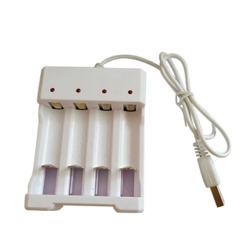 

USB Output Battery Charger 4 Slots Universal for AA/AAA Batteries Quick Charging Tools FKU66
