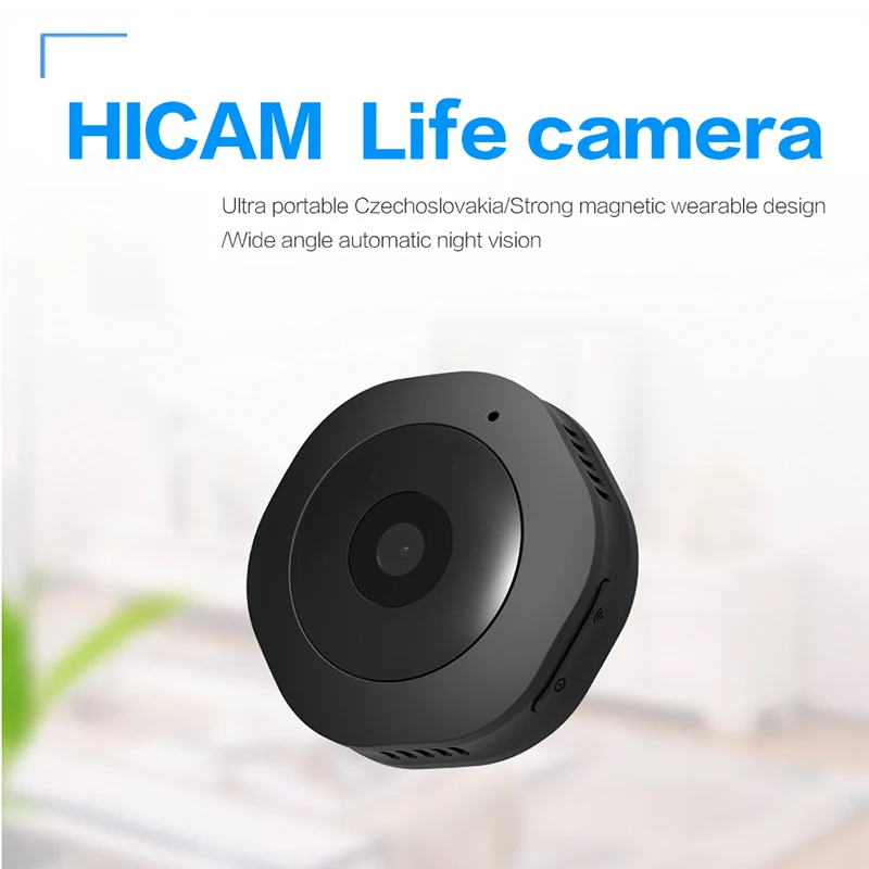 H6 HD 1080P ночная версия мини wifi камера мини Экшн-камера с датчиком движения записывающее устройство DV DVR домашняя камера для безопасности черная