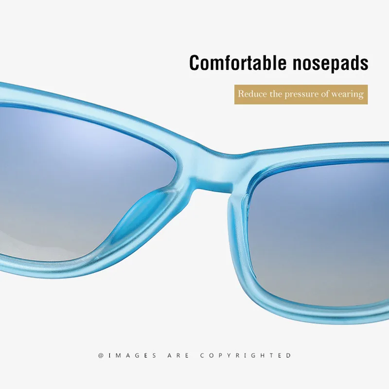 IBOODE поляризованные солнцезащитные очки для женщин и мужчин, фирменный дизайн, антибликовые зеркальные очки для рыбалки, спорта, вождения, UV400, квадратные солнцезащитные очки