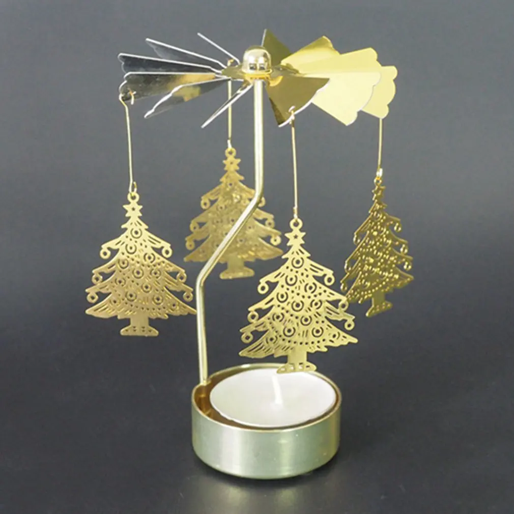 Rotating candlestick rotating transfer windmillHappy Cedar Gold