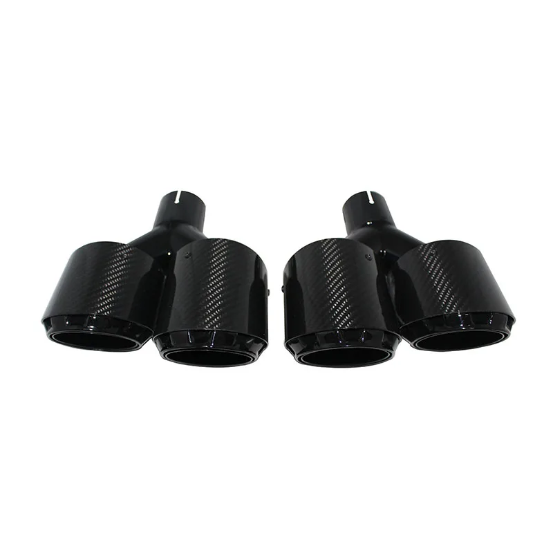 Car exhaust pipe muffler carbon fiber Y-shaped stainless steel suitable   SZ013