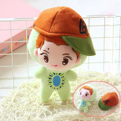 7 23 см EXO Плюшевые Куклы Kawaii Корея Мода суперзвезда фигура плюшевые игрушки девочки-поклонницы подарок - Цвет: 7