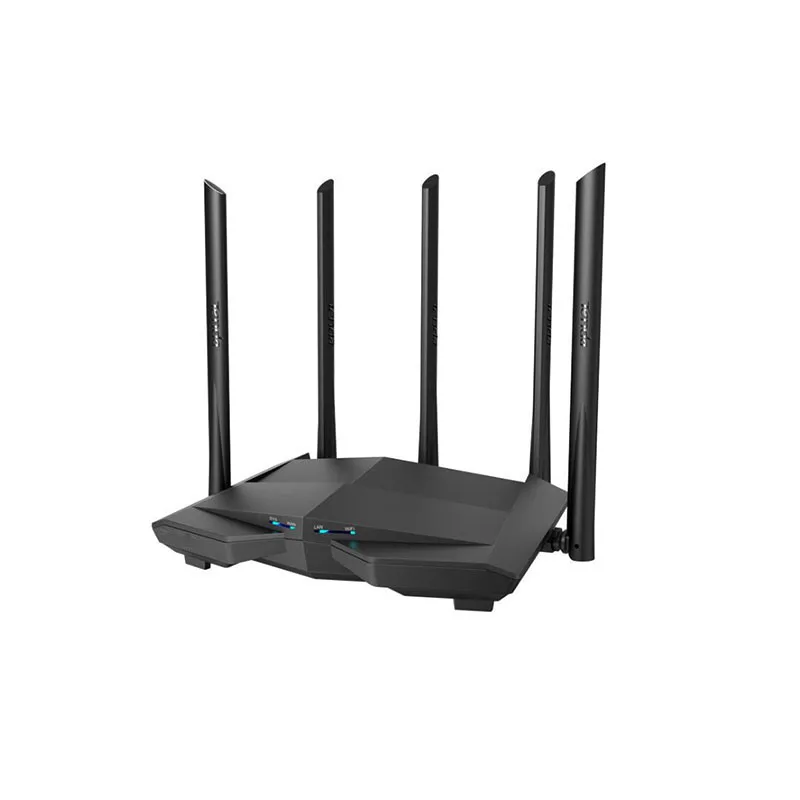 Wireless Router Gigabit Dual-Band AC1200 Wireless Router Wifi Repeater with 5*6dBi High Gain Antennas Wider Coverage Easy setup