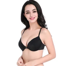 Сексуальный бюстгальтер-Бикини на завязках, топ, купальник для женщин, бюстгальтер на косточках, купальник с двойной подкладкой, пуш-ап, набор бикини с v-образным вырезом на груди