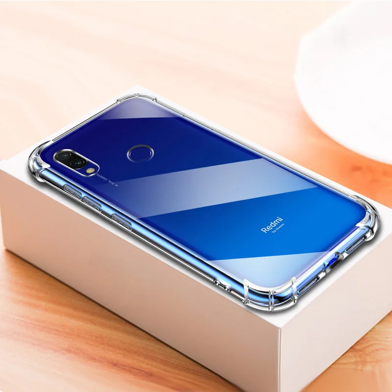 ТПУ силиконовый чехол для телефона Xiaomi Redmi 4A 4X 5A 5 Plus 6 Pro 6A S2 Red mi Note 4 3 Pro 5 6 mi 8 9 Lite SE прозрачный чехол - Цвет: Прозрачный