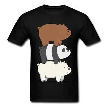 

Bear Stack We are Brave Juggling T Shirt for Men Latest Great Tshirts VALENTINE DAY Pure Cotton Design Unique T Shirt 3XL