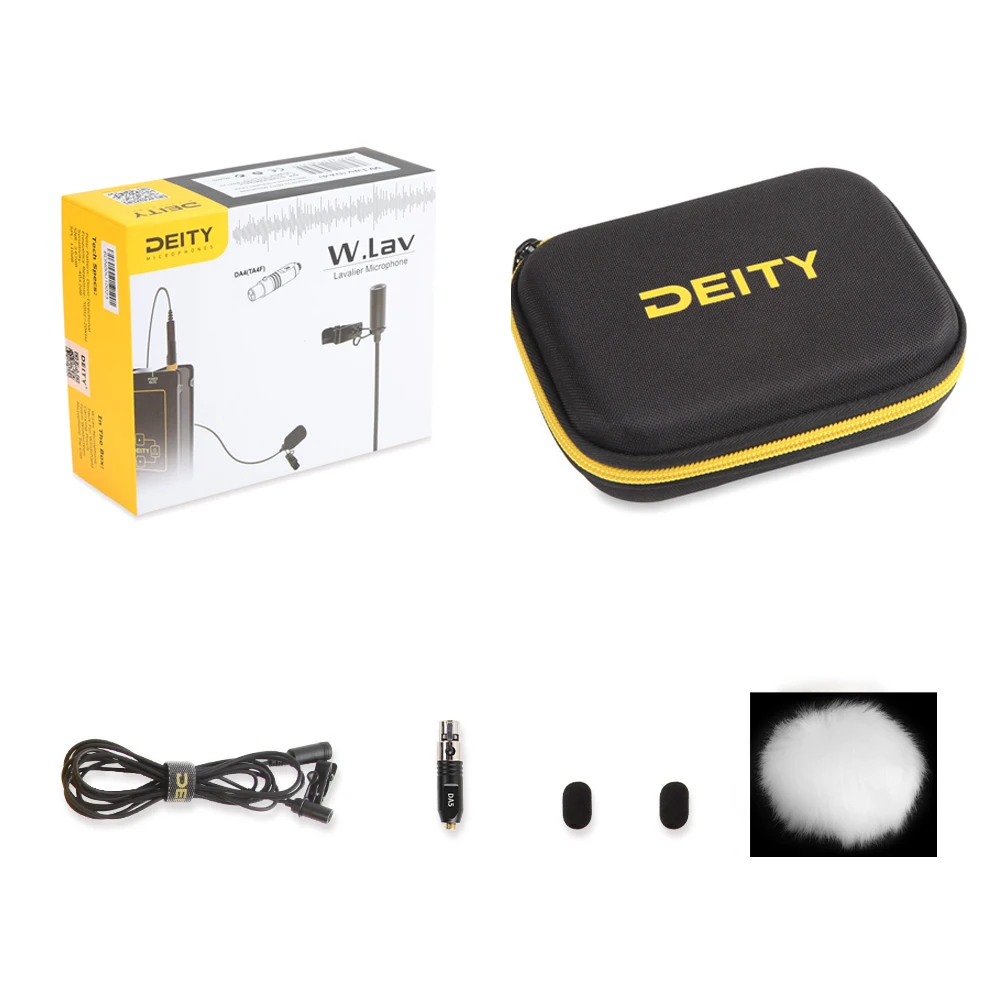 W.Lav DA5 Kit Модульный микрофон Microdot DA35 DA5 DA4 адаптер для Sennheiser Lectrosonics Shure Rode беспроводной петличный микрофон комплект - Цвет: W.Lav DA5 Kit