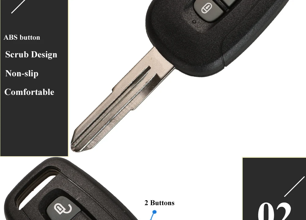 Keyforkess Auto Chiave A Distanza 433Mhz di Controllo ID46 per Chevrolet Captiva Opel Antara 2/3 Bottoni Auto Keyless Fob con pcf7936 di Chip - H8a2de85107c94c57bb649b5800872cc6N