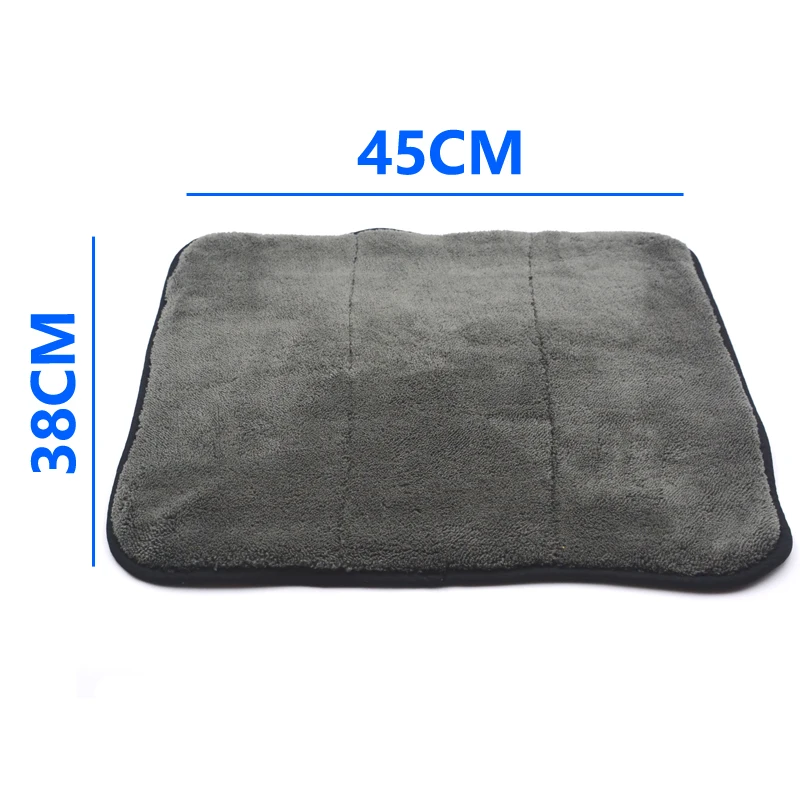 3 шт. плюшевые полотенца из микрофибры 45 х38 см|detailing towel|car cleaning clothmicrofiber car |