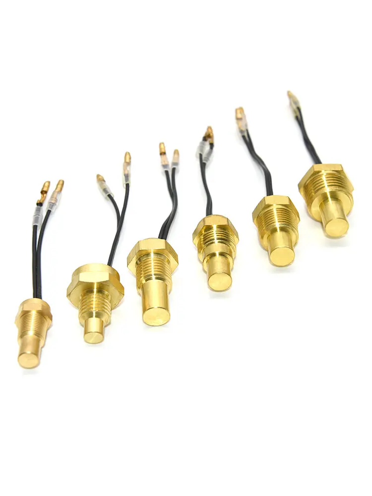 Racing Car meter Oil Temp Water Temperature Sensor Thread Head Plug for 12V/24V Car Truck Digital 10MM 14MM 17MM 21MM
