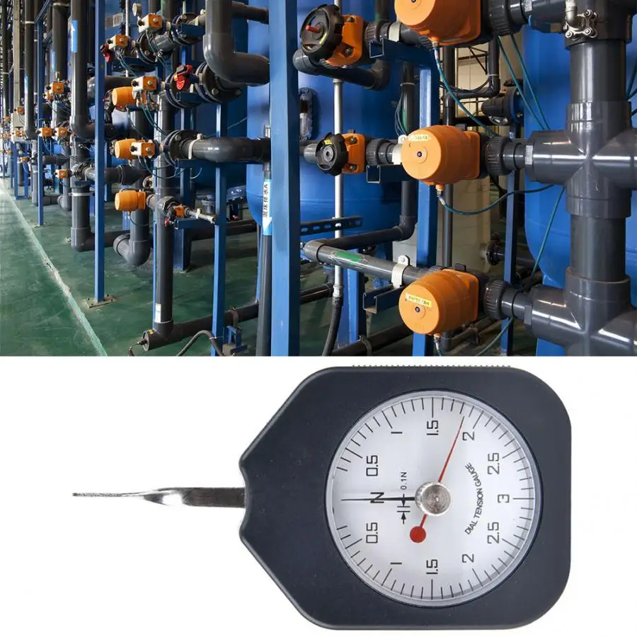 Пластиковый указатель типа двойные иглы измеритель напряжения аналоговый диск