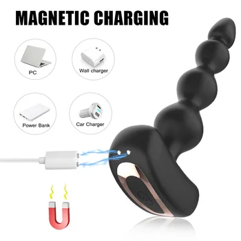 VATINE 9 Speeds Remote Control Anal Beads Vibrator Clitoris Stimulator Male Prostate Massager Butt Plug Masturbation Sex Toy 4