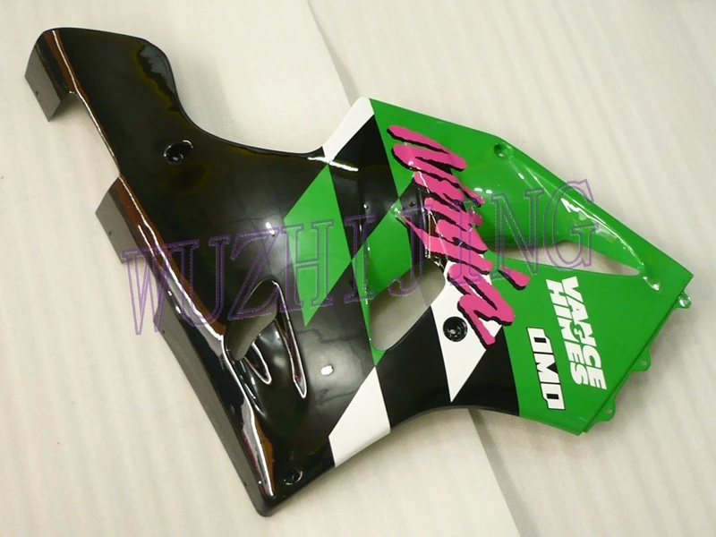 Набор для всего тела Zx6r 1996 Обтекатели Zx6r 94 95 зеленый черный, белый цвет Abs обтекатель ниндзя Zx-6r 1994-1997