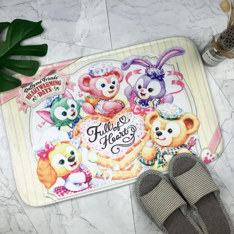 Фланелевый коврик для ванной Disney Duffy абсорбирующий мягкий подходит душа спальни