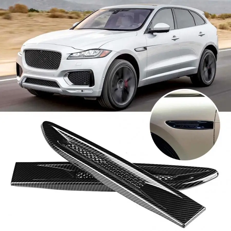 2 шт. накладка на вентиляционное отверстие из углеродного волокна для Jaguar XF XFL XE f