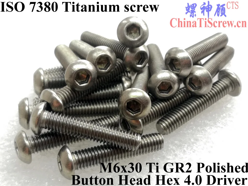 SCAR Viti Titanio M6 Testa Esagonale Flangiata 10 12 15 18 - Foto 10