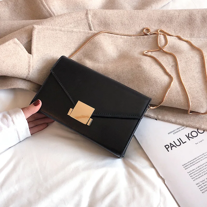 

WOMEN'S Bag 2020 New Style Western Style Chain Square Sling Bag Versatile Simple Shoulder Bag Fashion Shoulder Bag